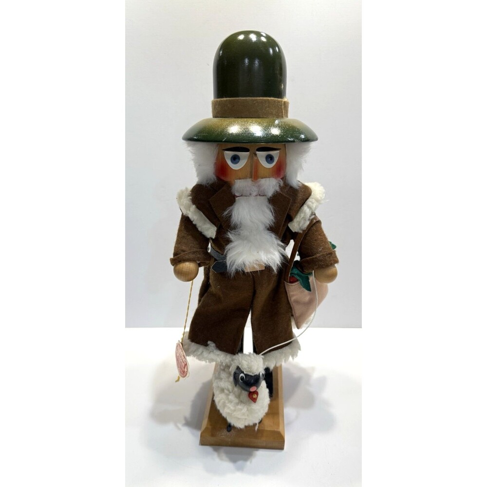 Steinbach German Sheep Herder Shepherd Wooden Nutcracker 15" Tall Christmas